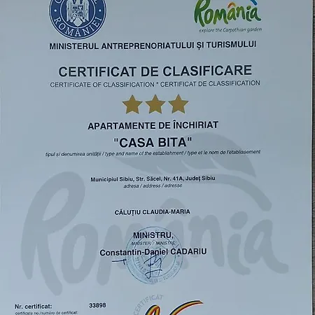 Apartamento Casa Bita Sibiu Exterior foto